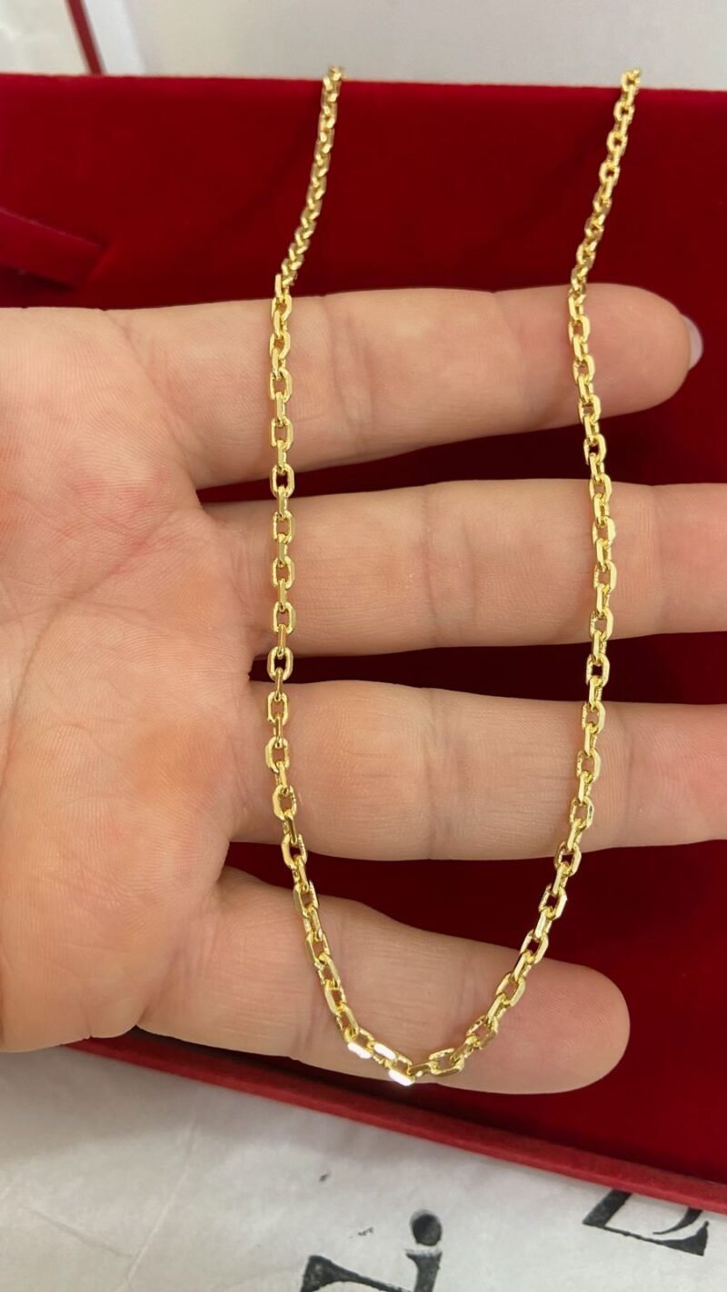 CORRENTE CARTIER CADEADO 2MM - Imagem 3