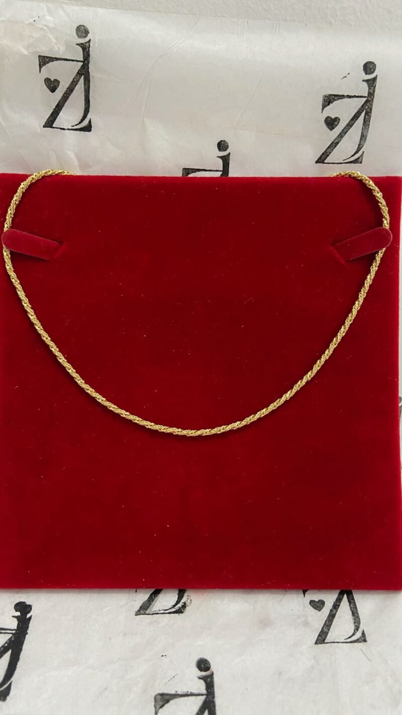 COLAR ELO BAIANO DIAMANTADA 3MM